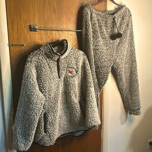 Faux fur KC sweater and pant